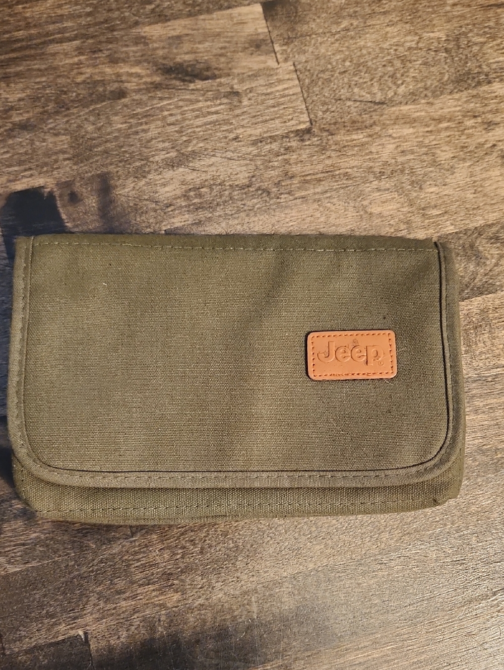Jeep Olive Canvas Owners Maual Pouch Case